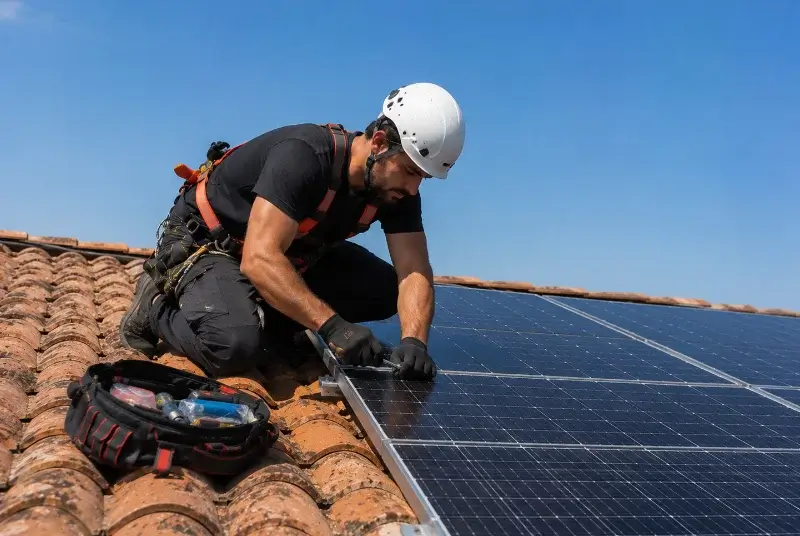 Maintenance et monitoring de panneaux solaires à Saint-Jory-de-Chalais