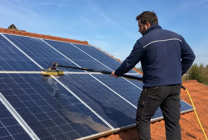 Nettoyage et entretien de panneaux solaires à Saint-Jory-de-Chalais